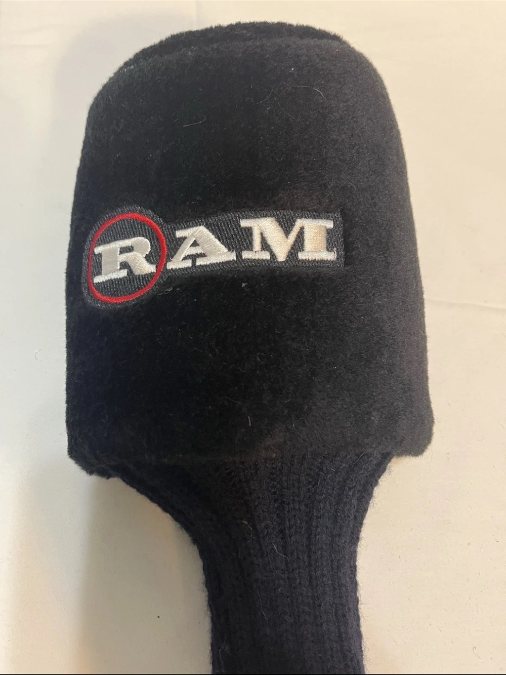 RAM Black Knit Headcover - Black